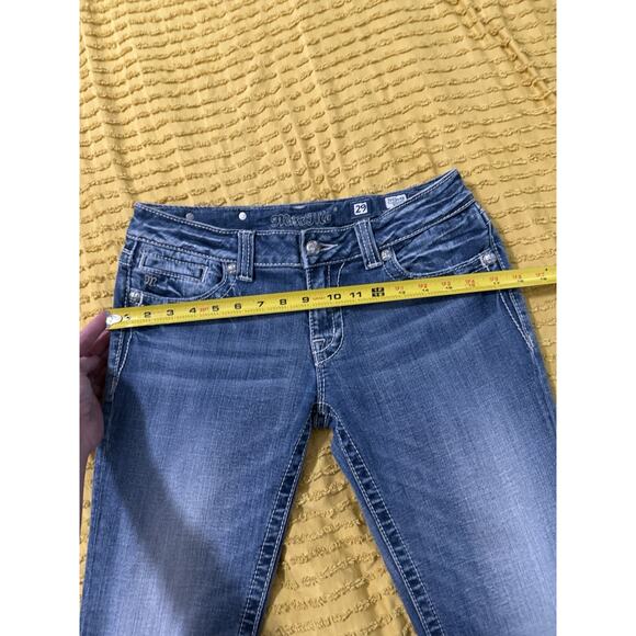 Women’s Miss Me Jeans JPS344B Boot Flare Jeans Size 29x32 - Picture 8 of 8
